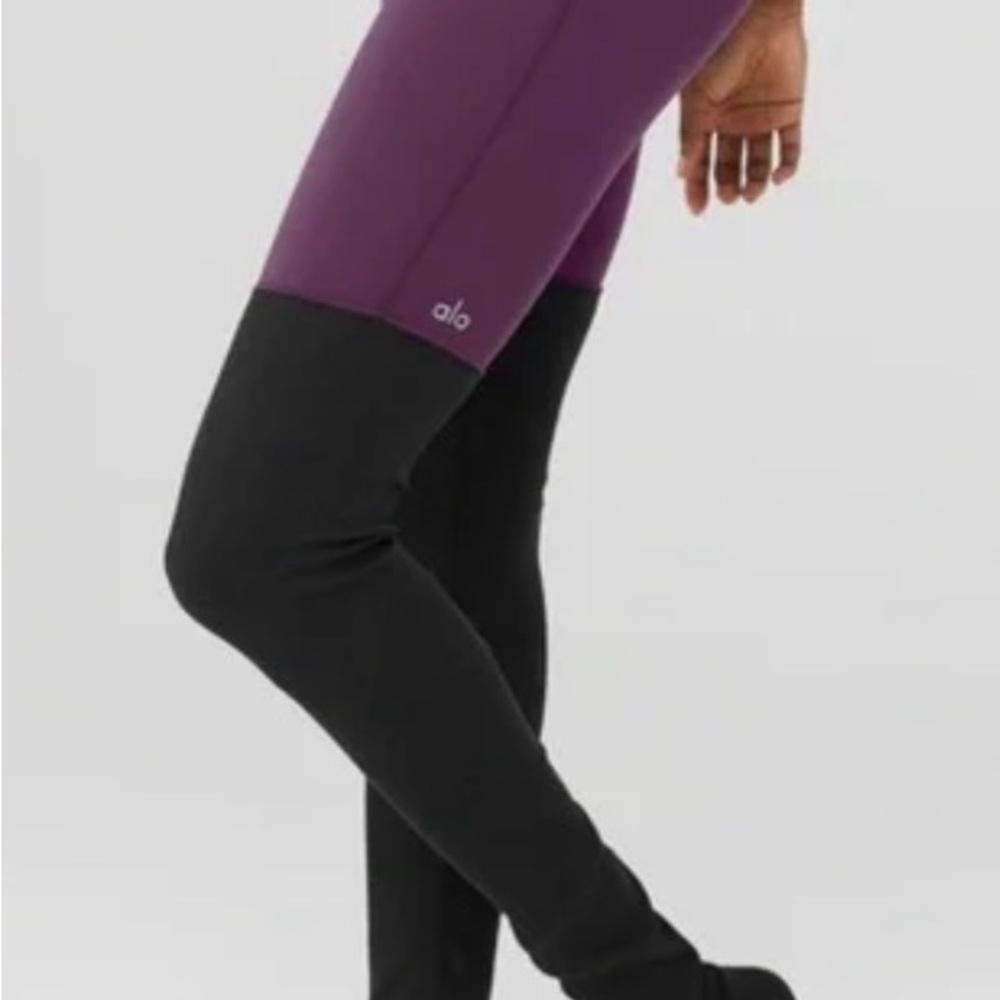 ALO yoga Airbrush High-Waist Highlight Goddess Legging Purple Sz Small